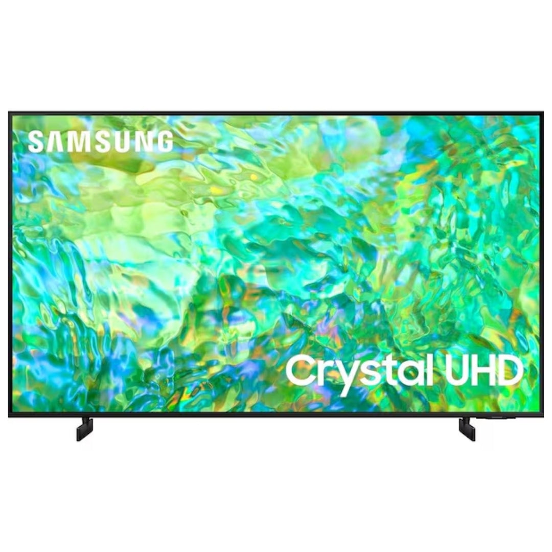 Samsung 85″ Class CU8000 Crystal UHD 4K Smart TV (UN85CU8000FXZA, 2023) – AirSlim Design, Tizen Smart Hub, SolarCell Remote